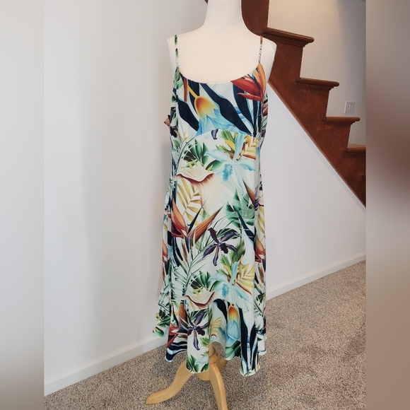 Hawaii Hangover Mermaid Ruffle Dress Paradise Size L - Picture 4 of 6